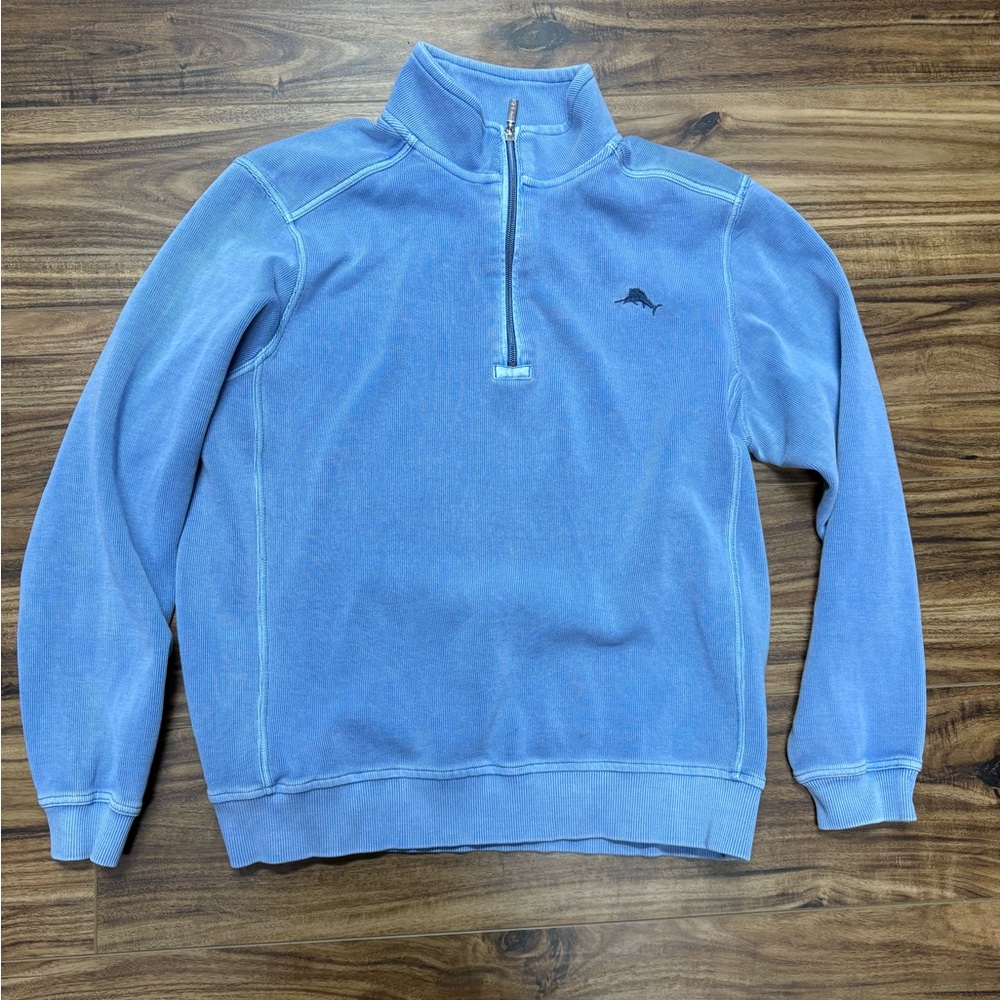 Tommy Bahama Men’s Relax Pullover, blue, size Small - Picture 2 of 7